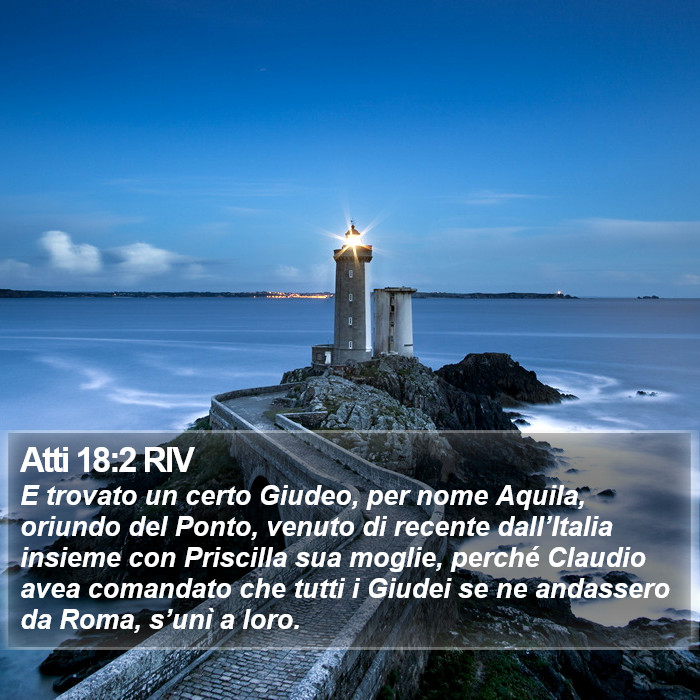 Atti 18:2 RIV Bible Study