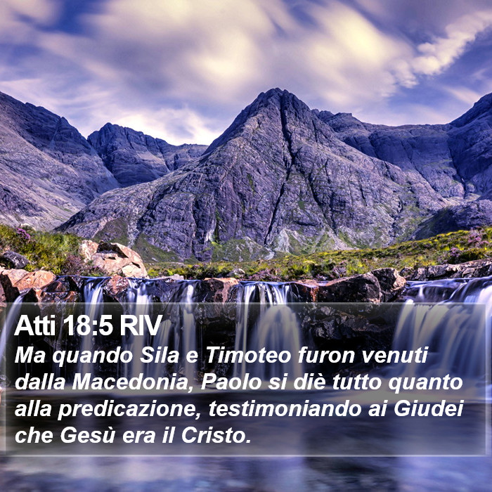 Atti 18:5 RIV Bible Study