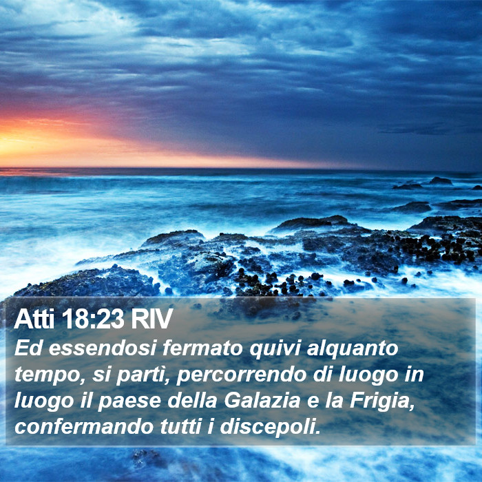 Atti 18:23 RIV Bible Study
