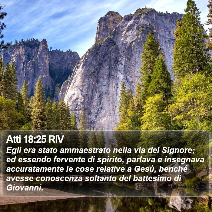 Atti 18:25 RIV Bible Study