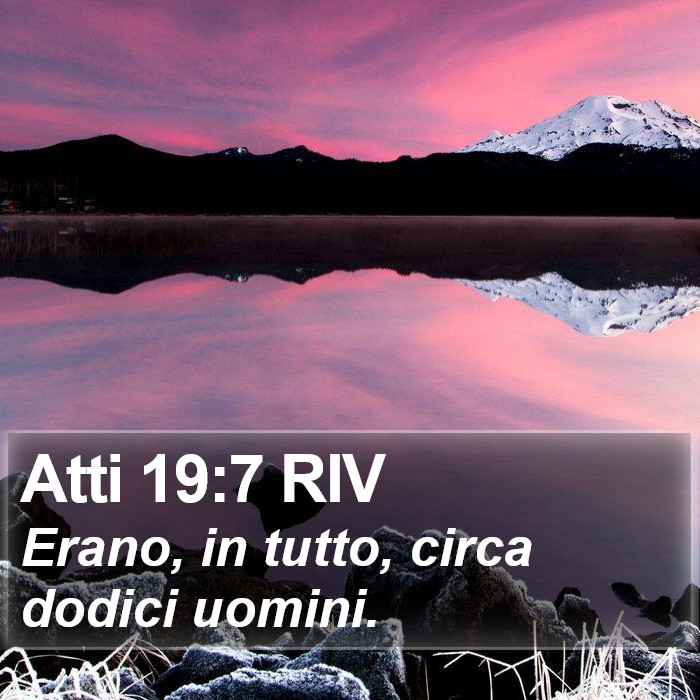 Atti 19:7 RIV Bible Study