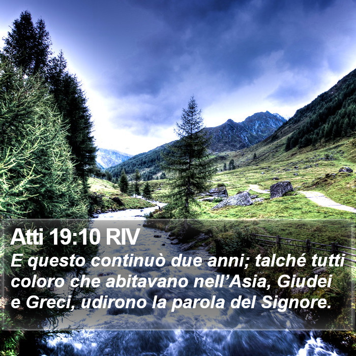 Atti 19:10 RIV Bible Study