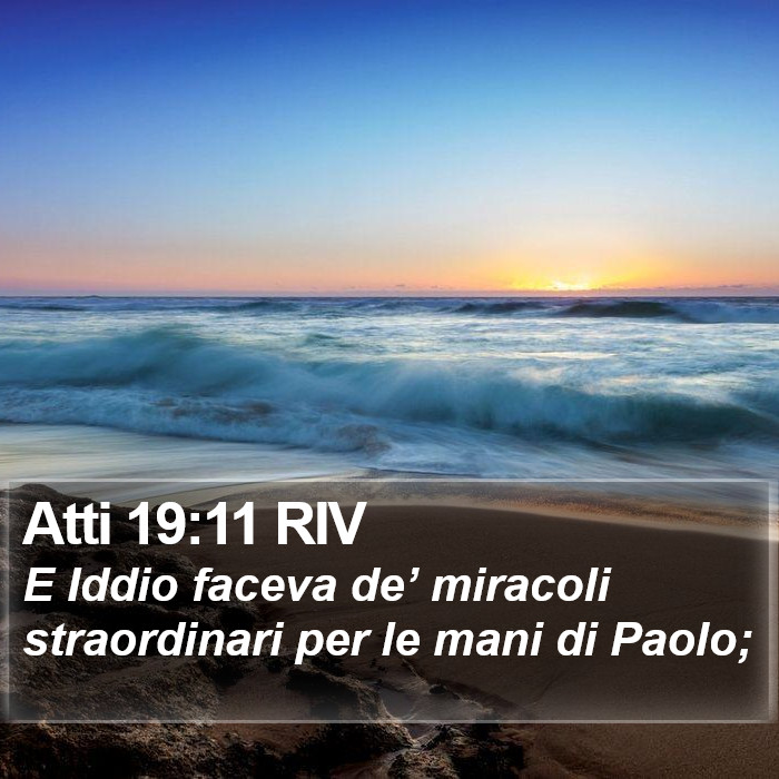 Atti 19:11 RIV Bible Study