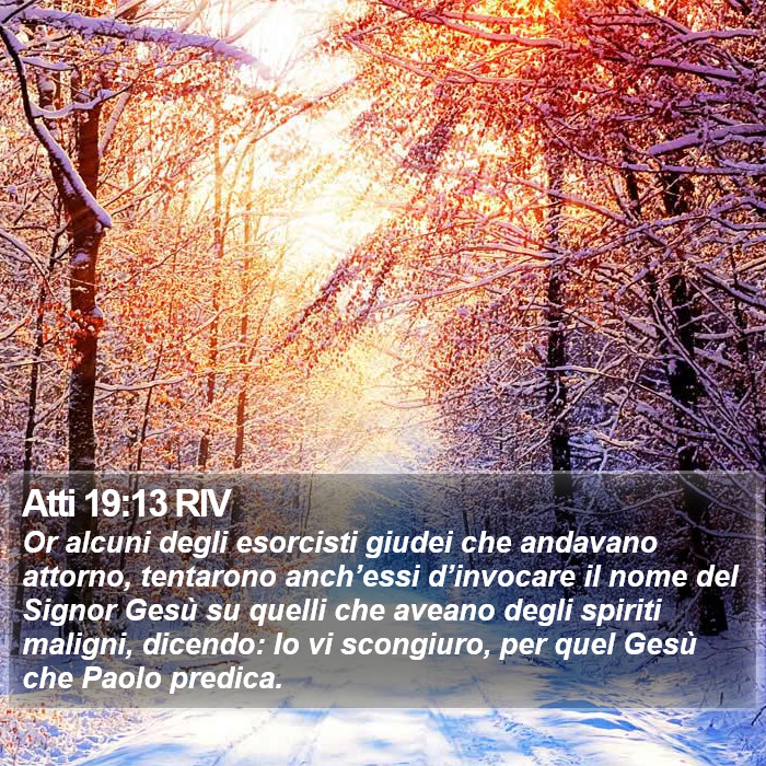 Atti 19:13 RIV Bible Study