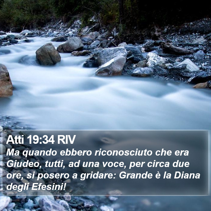 Atti 19:34 RIV Bible Study