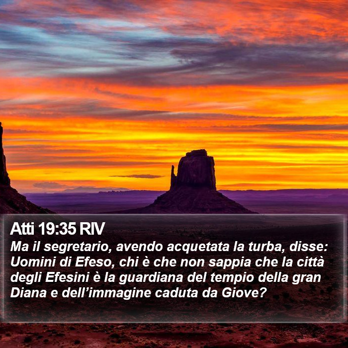 Atti 19:35 RIV Bible Study
