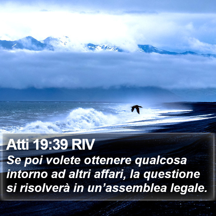 Atti 19:39 RIV Bible Study