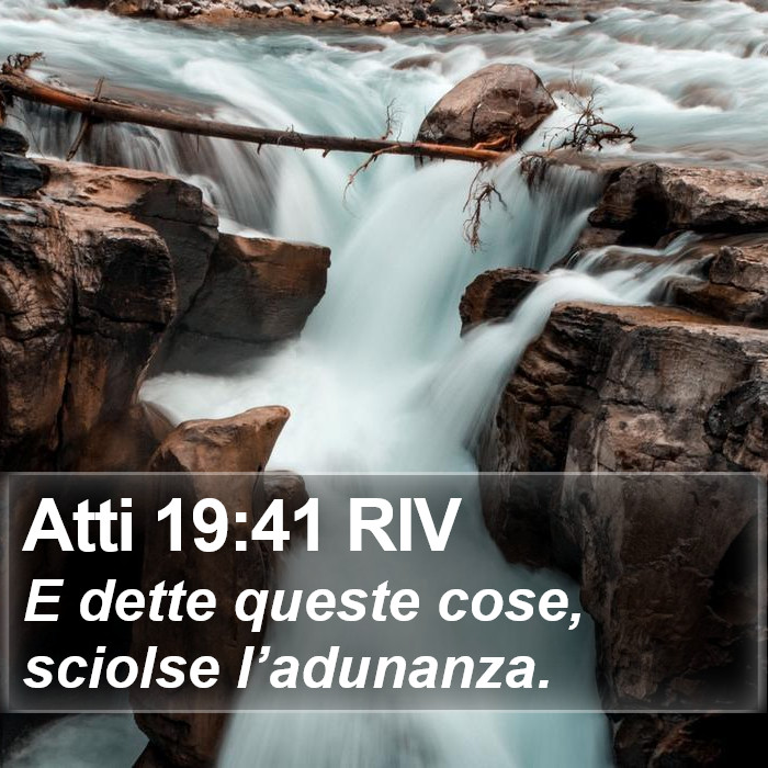 Atti 19:41 RIV Bible Study