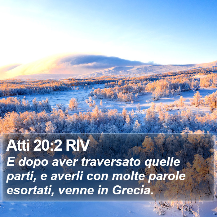 Atti 20:2 RIV Bible Study