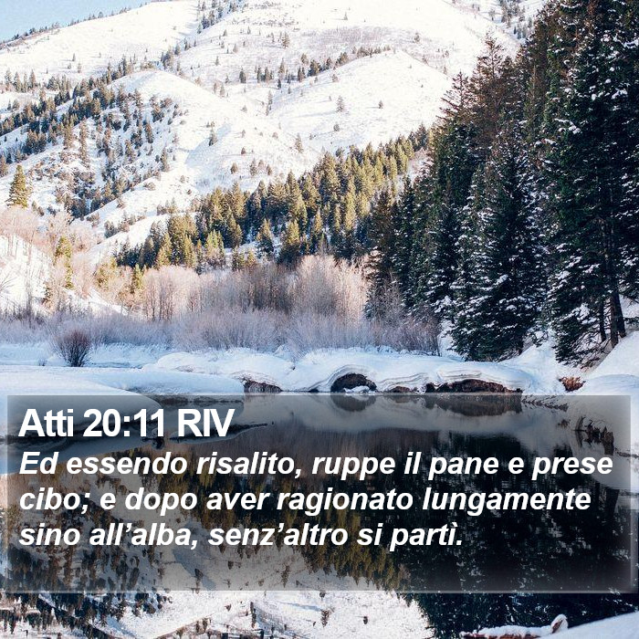 Atti 20:11 RIV Bible Study