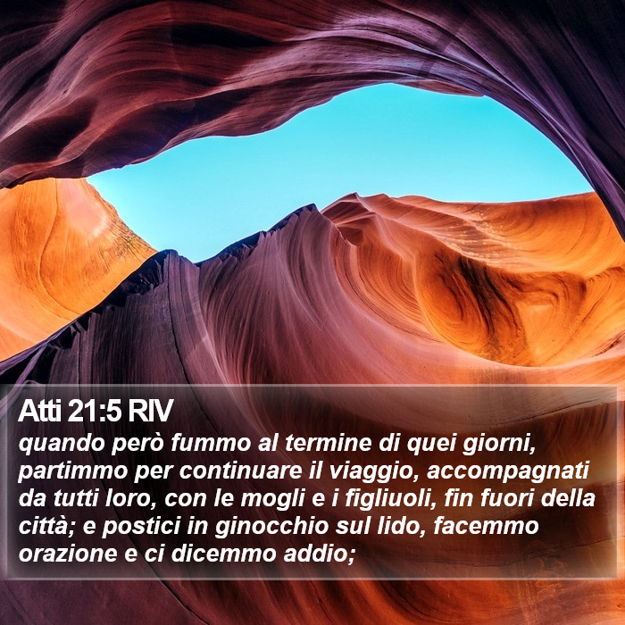 Atti 21:5 RIV Bible Study