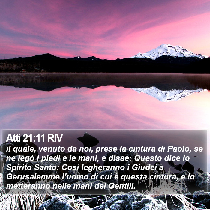 Atti 21:11 RIV Bible Study