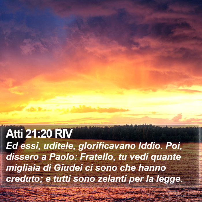 Atti 21:20 RIV Bible Study
