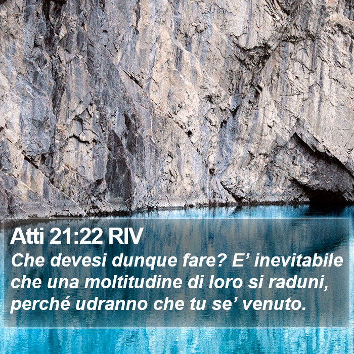 Atti 21:22 RIV Bible Study