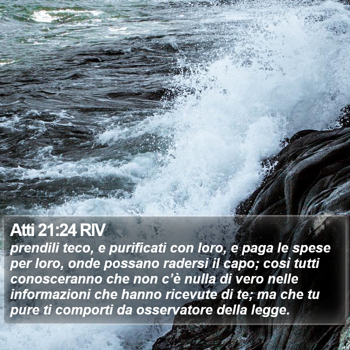Atti 21:24 RIV Bible Study