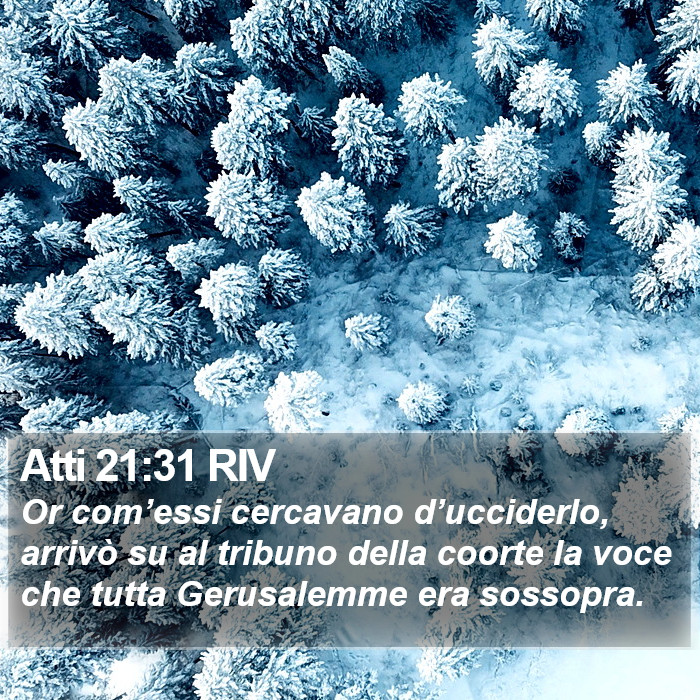 Atti 21:31 RIV Bible Study
