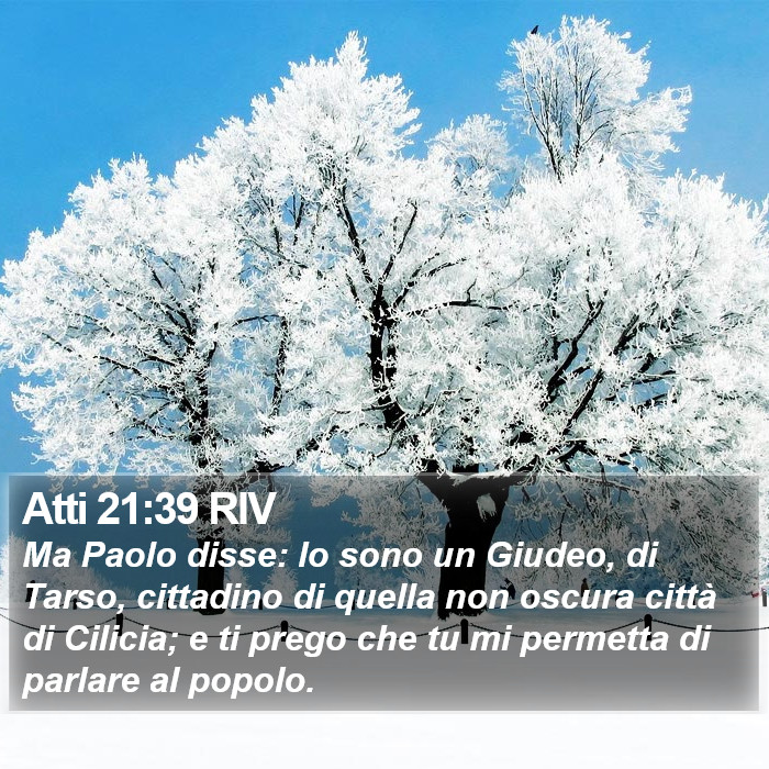 Atti 21:39 RIV Bible Study