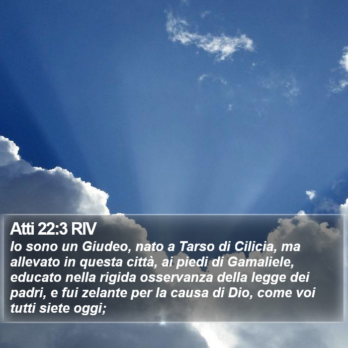 Atti 22:3 RIV Bible Study