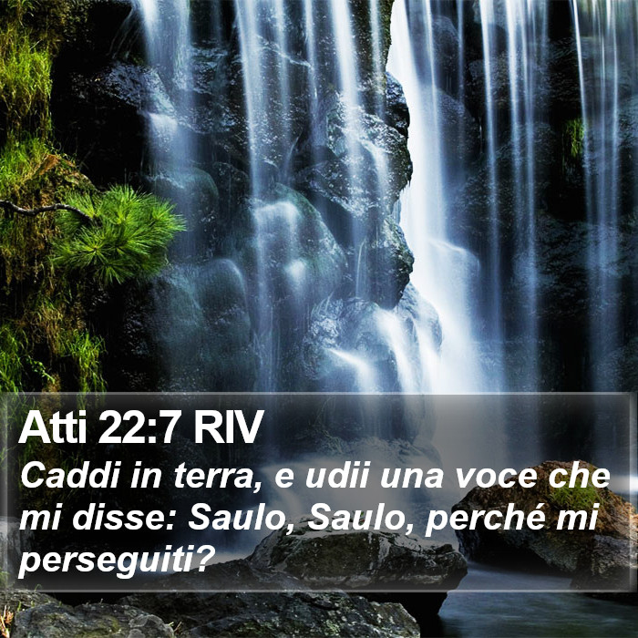 Atti 22:7 RIV Bible Study