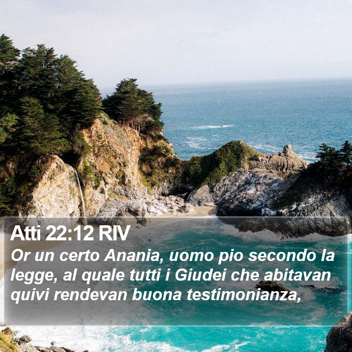 Atti 22:12 RIV Bible Study