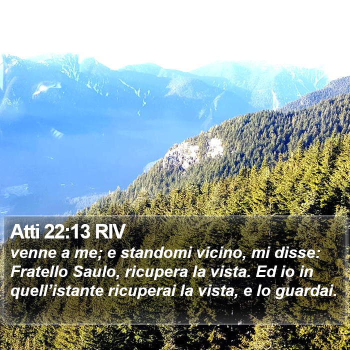Atti 22:13 RIV Bible Study
