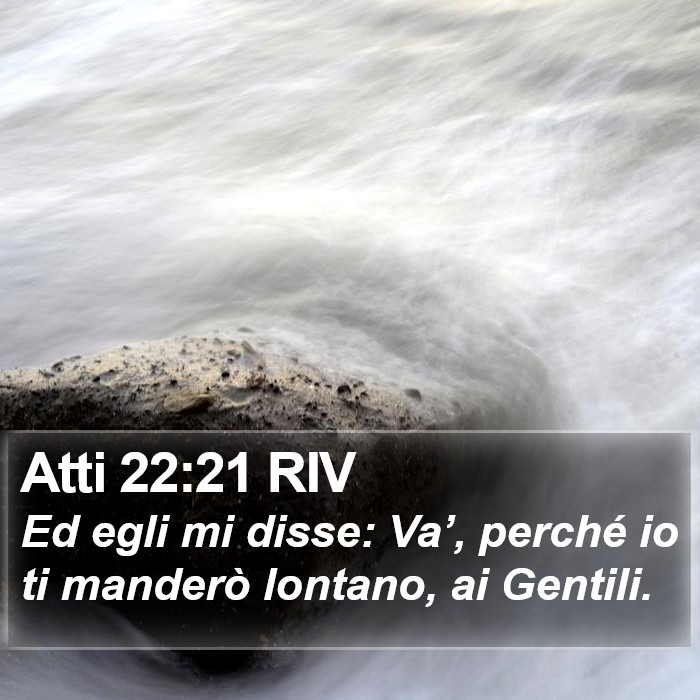 Atti 22:21 RIV Bible Study