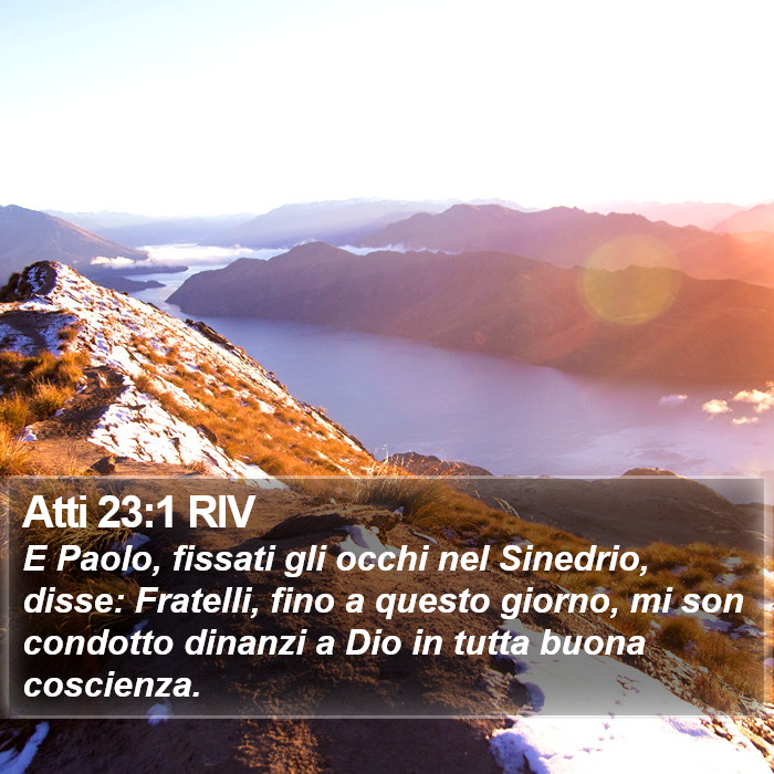 Atti 23:1 RIV Bible Study