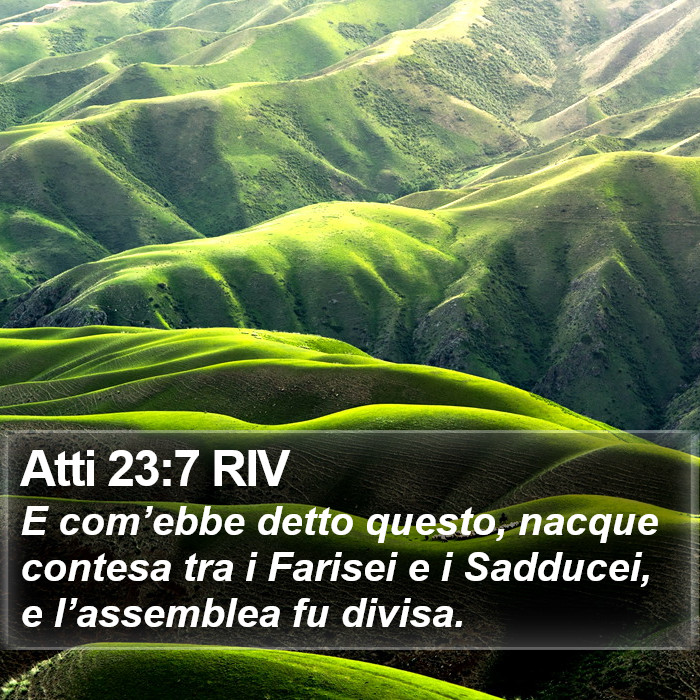 Atti 23:7 RIV Bible Study
