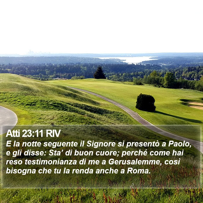 Atti 23:11 RIV Bible Study