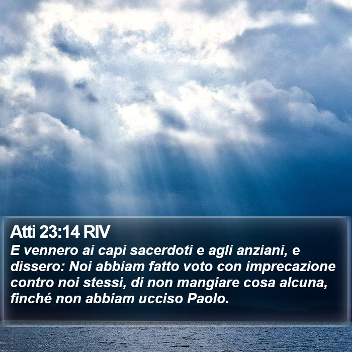 Atti 23:14 RIV Bible Study