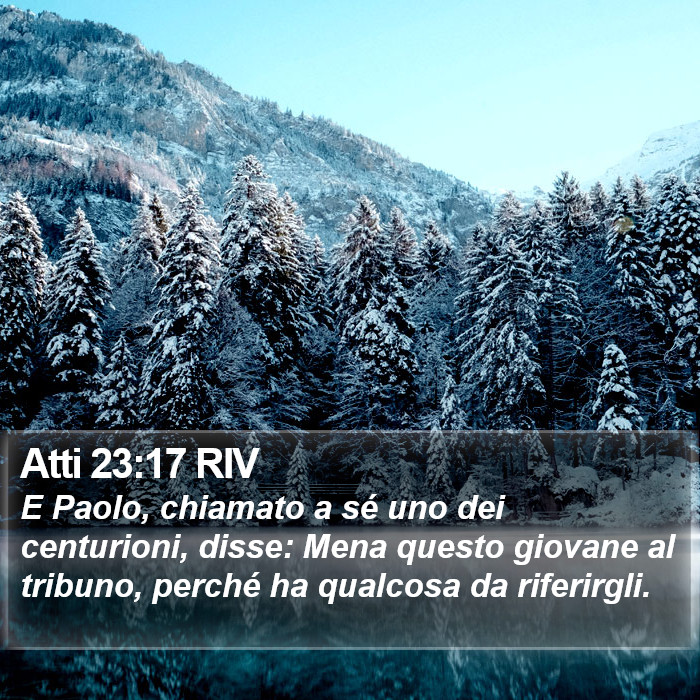 Atti 23:17 RIV Bible Study