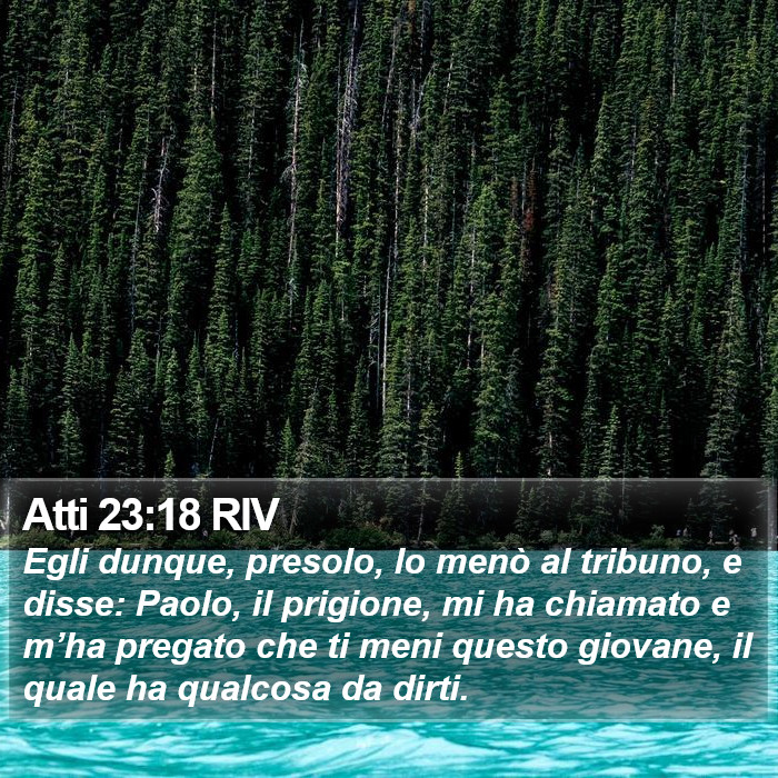 Atti 23:18 RIV Bible Study