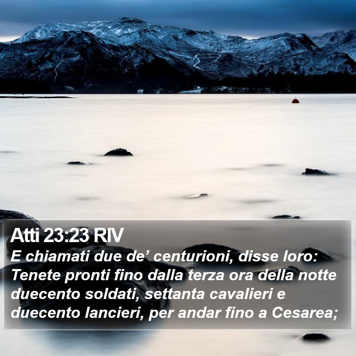 Atti 23:23 RIV Bible Study