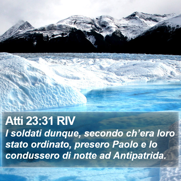 Atti 23:31 RIV Bible Study