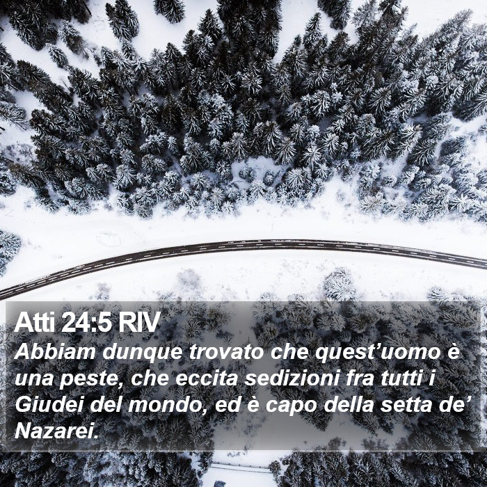 Atti 24:5 RIV Bible Study