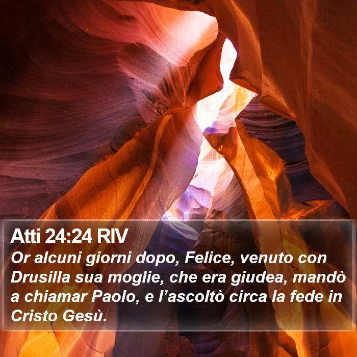 Atti 24:24 RIV Bible Study