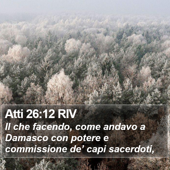 Atti 26:12 RIV Bible Study