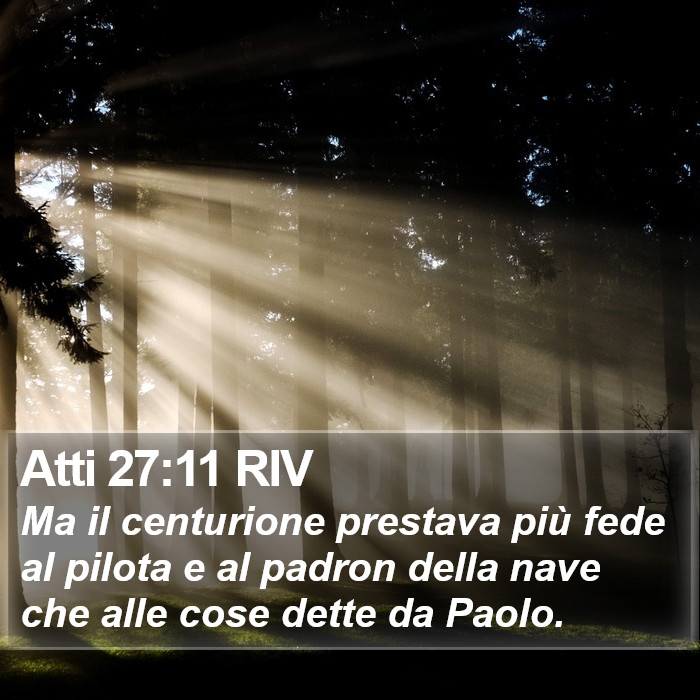 Atti 27:11 RIV Bible Study
