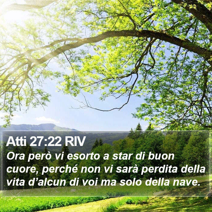 Atti 27:22 RIV Bible Study