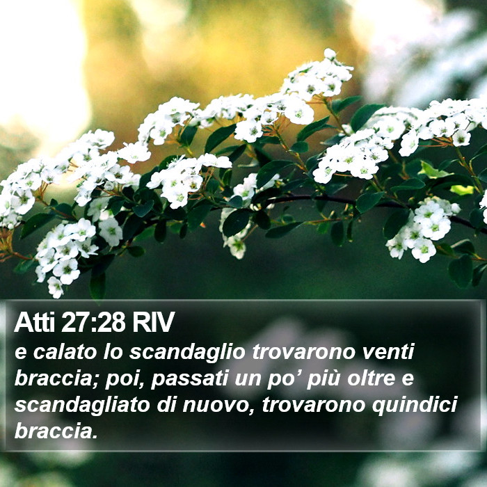 Atti 27:28 RIV Bible Study