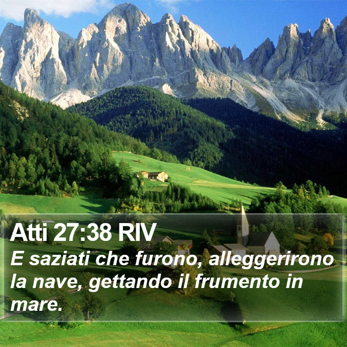 Atti 27:38 RIV Bible Study