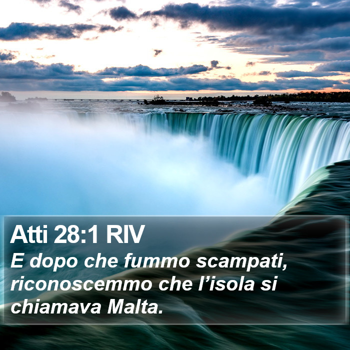 Atti 28:1 RIV Bible Study