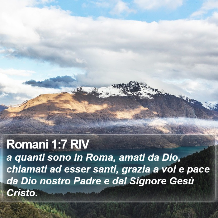 Romani 1:7 RIV Bible Study