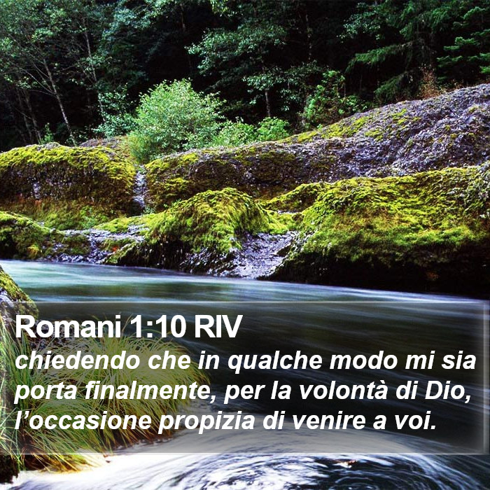 Romani 1:10 RIV Bible Study