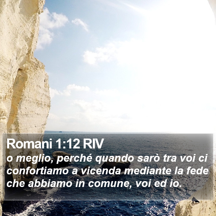 Romani 1:12 RIV Bible Study