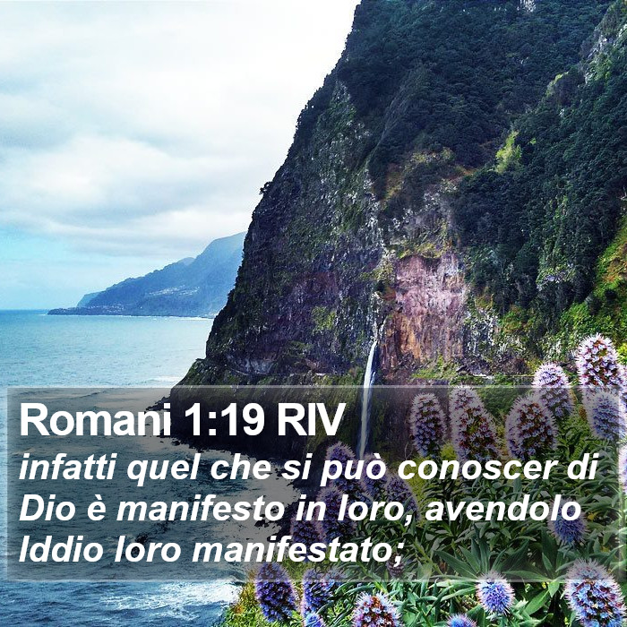 Romani 1:19 RIV Bible Study