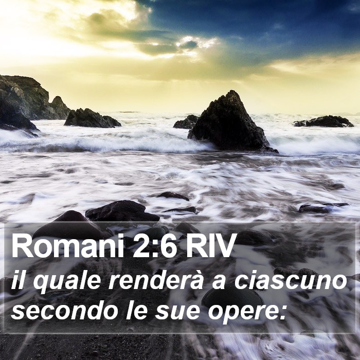 Romani 2:6 RIV Bible Study