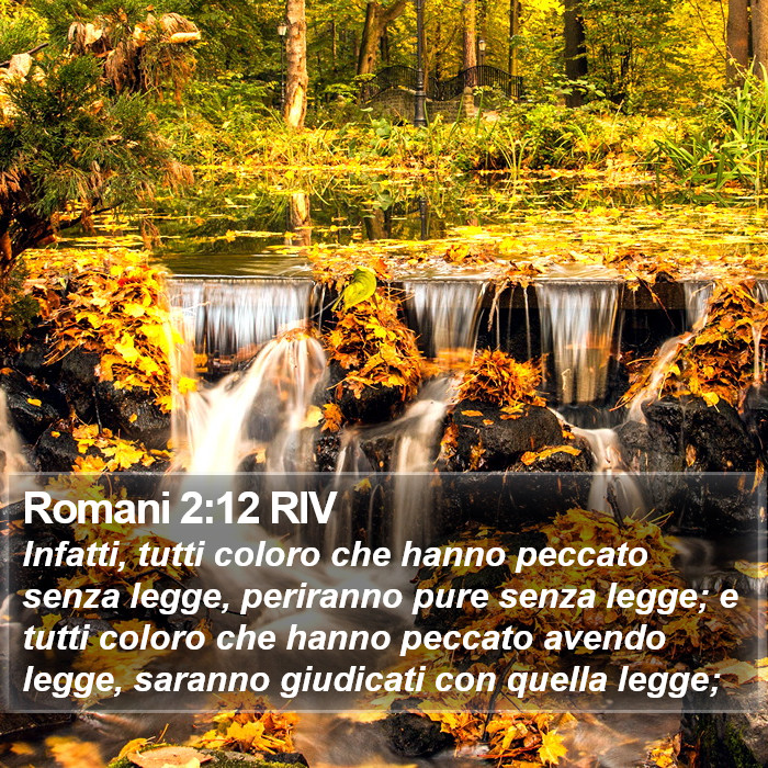 Romani 2:12 RIV Bible Study