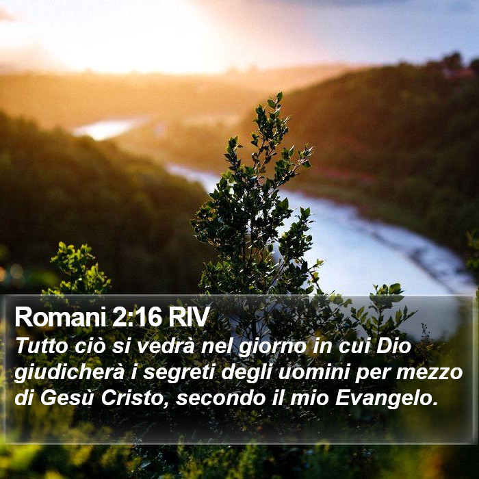 Romani 2:16 RIV Bible Study