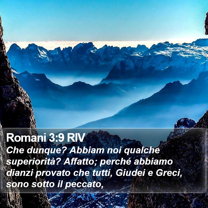 Romani 3:9 RIV Bible Study